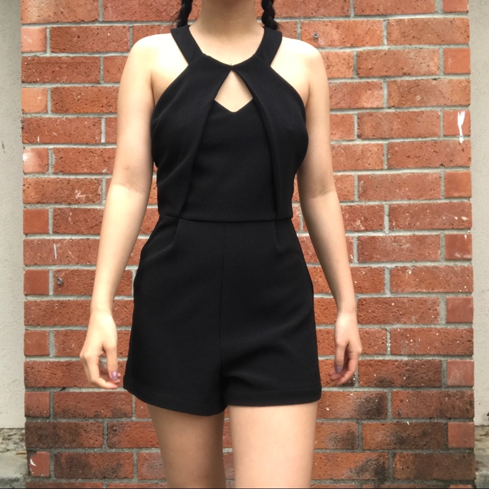 Cut out black romper